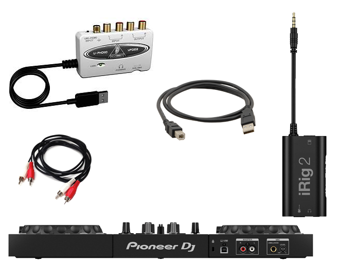 Controller/mixer to computer connections
